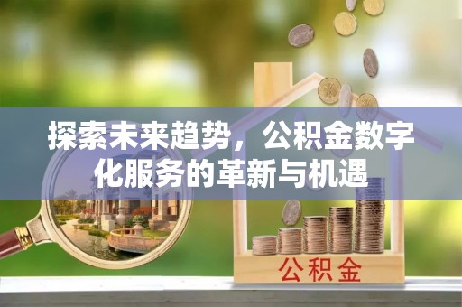 翼城探索未来趋势，公积金数字化服务的革新与机遇